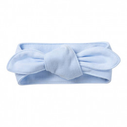 Bandeau pour bébé bleu 100% polyester 65 x 5,5 cm (vendu à l'unité)