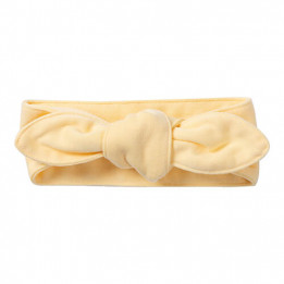 Bandeau pour bébé jaune 100% polyester 65 x 5,5 cm (vendu à l'unité)