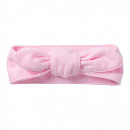 Bandeau pour bébé rose 100% polyester 65 x 5,5 cm (vendu à l'unité)