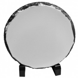 Bloc ardoise rond aspect satiné Ø 30 cm épaisseur 8 mm (vendu à l'unité)