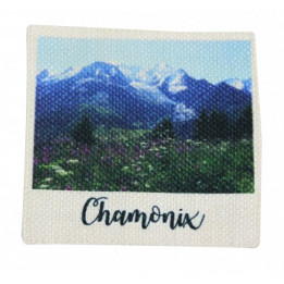 Dessous de verre aspect lin écru - 320 g/m² - 10 x 10 cm