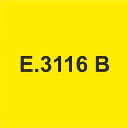 E3116B Jaune Clair brillant - Vinyle adhésif Ecotac - Durabilité jusqu'à 6 ans