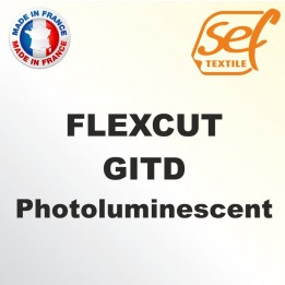 PU FlexCut Photoluminescent GITD