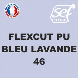 Vinyle thermocollant PU FlexCut Bleu Lavande 46