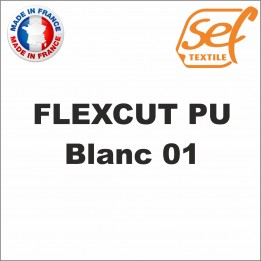 Vinyle thermocollant PU FlexCut X Blanc 01