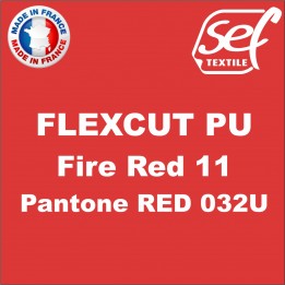 Vinyle thermocollant PU FlexCut X Fire Red 11