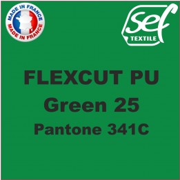 Vinyle thermocollant PU FlexCut X Green 25