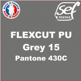 Vinyle thermocollant PU FlexCut X Grey 15