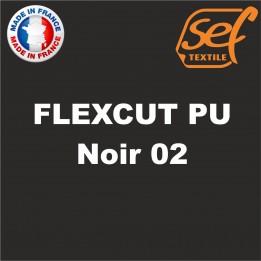 Vinyle thermocollant PU FlexCut X Noir 02