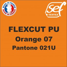 Vinyle thermocollant PU FlexCut X Orange 07