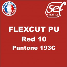 Vinyle thermocollant PU FlexCut X Red 10