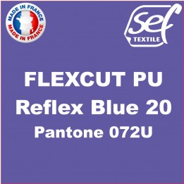 Vinyle thermocollant PU FlexCut X Reflex Blue 20