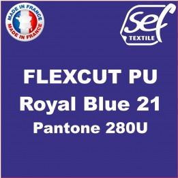 Vinyle thermocollant PU FlexCut X Royal Blue 21