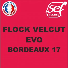 Flock VelCut Evo Bordeaux 17