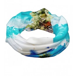 Foulard blanc polyester magique multifonctions 