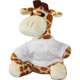 Peluche girafe H 22 cm (vendu à l'unité)