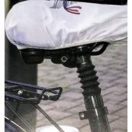 Housse de selle de vélo sublimable 24,5 x 22,5 cm (vendu à l'unité)
