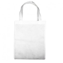 Sac shopping 100% polyester non tissé 33 x 26,3 x 6 cm (vendu à l'unité)