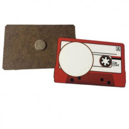 Magnet en MDF forme cassette 8 x 5 cm (vendu à l'unité)