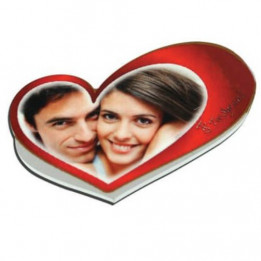 Magnet en MDF forme petit cœur 6 x 4 cm (vendu à l'unité)