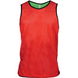 Chasuble sportif réversible 100% polyester maille ajourée XXS à XL - 3 coloris