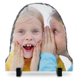 Panneau ardoise mat cloche 30 x 30 cm épaisseur 10 mm (vendu à l'unité)