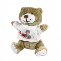 Peluche ours Fred H 22 cm (vendu à l'unité)