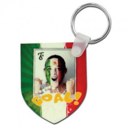 Porte-clé en plastique écusson