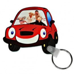 Porte-clé en plastique voiture