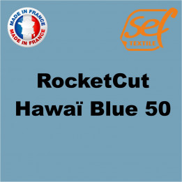 Vinyle thermocollant PU RocketCut Hawaï Blue 50