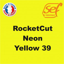 Vinyle thermocollant PU RocketCut Neon Yellow 39