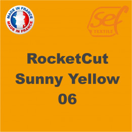 Vinyle thermocollant PU RocketCut Sunny Yellow 06