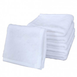 Serviette de toilette 30 x 30 cm avec recto polyester pour sublimation et verso coton (vendu à l'unité)