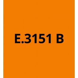 E3151B Orange brillant - Vinyle adhésif Ecotac - Durabilité jusqu'à 6 ans
