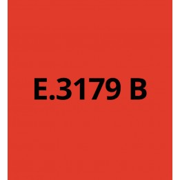 E3179B Rouge Traffic brillant - Vinyle adhésif Ecotac - Durabilité jusqu'à 6 ans