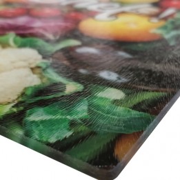 Planche à découper en verre 28,5 x 39 cm personnalisable sublimation