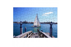 Puzzle en bois 24,8 x 35,6 cm avec 96 pièces ép. 3 mm
