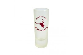 Verre à liqueur 2 cl conique satiné à l'extérieur H 102 mm