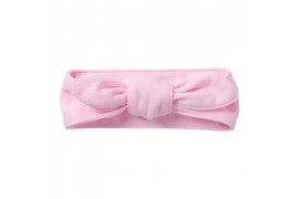 Bandeau pour bébé rose 100% polyester 65 x 5,5 cm (vendu à l'unité)
