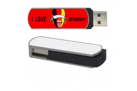 Clé USB 16 Go avec plaque aluminium pour sublimation (vendu à l'unité)