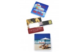 Clé USB Mini Carte format carré - Mémoire 8 Go