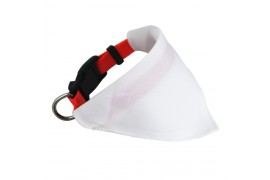 Collier rouge avec le bandana pour chien 20 à 33,5 cm Largeur 1.7 cm 