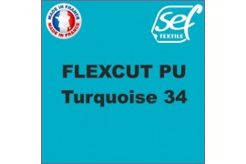 Vinyle thermocollant PU FlexCut X Turquoise 34