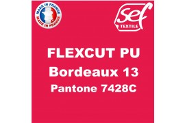 Vinyle thermocollant PU FlexCut Bordeaux 13