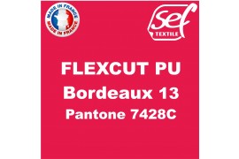 Vinyle thermocollant PU FlexCut X Bordeaux 13