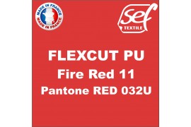 Vinyle thermocollant PU FlexCut Fire Red 11