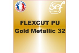 Vinyle thermocollant PU FlexCut Gold Metallic 32