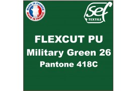Vinyle thermocollant PU FlexCut Military Green 26