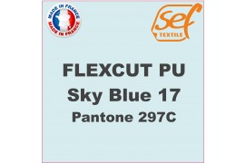 Vinyle thermocollant PU FlexCut X Sky Blue 17