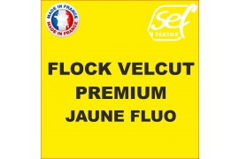 Flock VelCut Premium Jaune Fluo